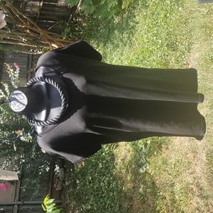 Ideen Black Cotton Choker Necklace Tee